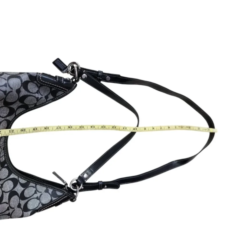 Coach# F14476 Signature Black and Gray Women's Bag - Picture 11 of 16